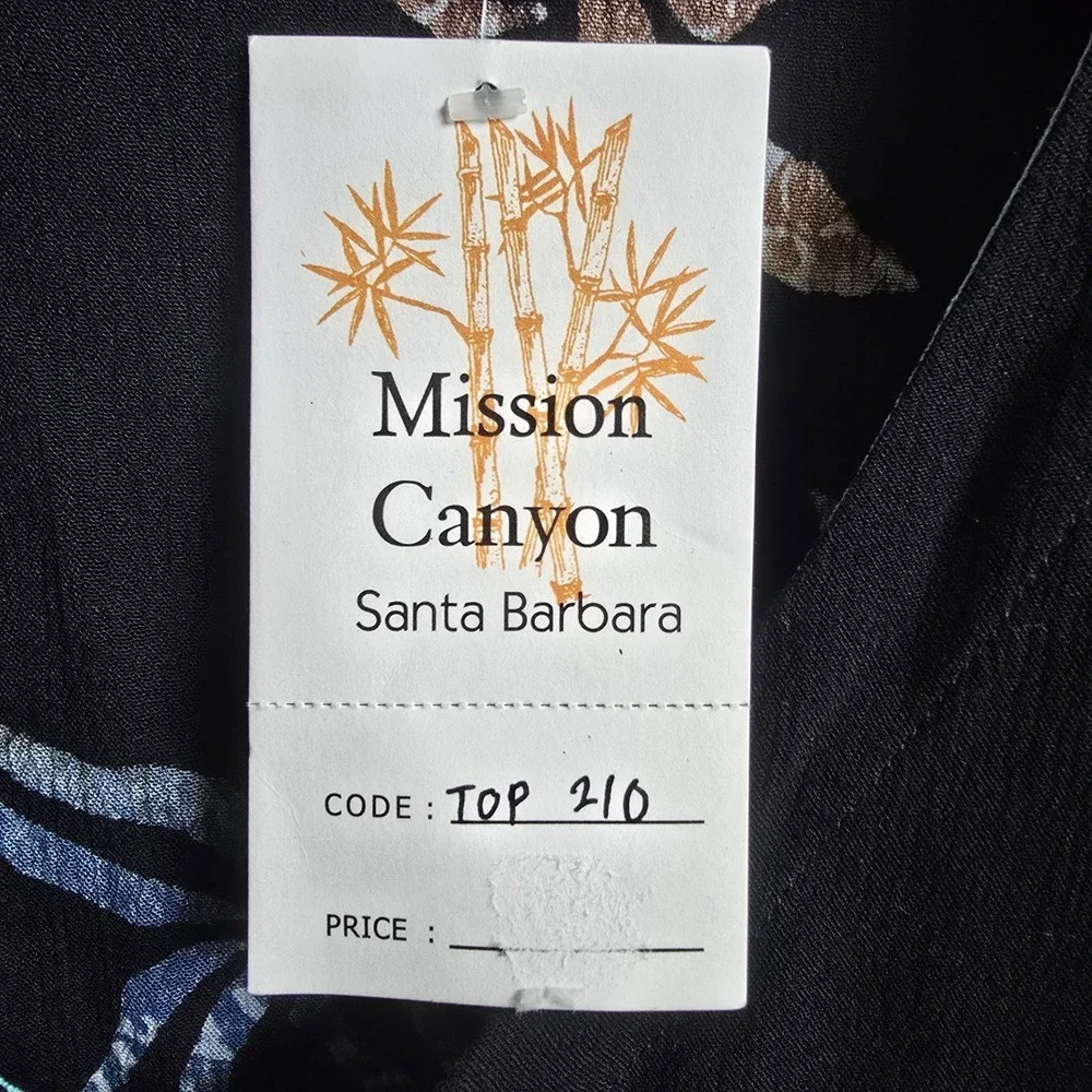 ART TO WEAR Lagenlook MISSION CANYON Tunic Blouse XL Hand Painted - Picture 5 of 11